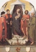 Madonna with Four Saints (mk08) Rogier van der Weyden